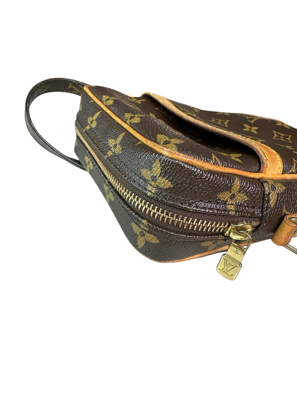 Louis Vuitton Danube Monogram Messenger Bag in Brown and Tan - Picture 6 of 13
